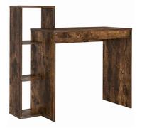 vidaXL Bureau Chêne fumé 100 x 40 x 90 cm Bois d'ingénierie, Bureau Moderne pour Salon, Pratique et élégant, Espace de Travail rectangulaire Compact