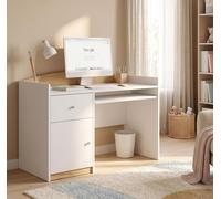 Bureau compact pour enfants, bureau pour adolescents. Mobilier artisanal | Espace de travail pour les élèves | Bureau pour ordinateur pour chambre d'enfant, finition bronze