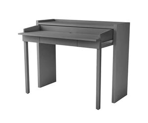 Bureau Console Extensible Mel 110cm Gris