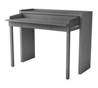 Bureau Console Extensible "Mel" 110cm Gris Gris G