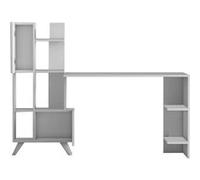 Kuhmo bureau contemporain 9 rangements - blanc