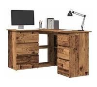 vidaXL – Bureau d'angle Vieux bois 145x100x76 cm bois d'ingénierie