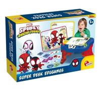 Bureau D'activités Avec 10 Jeux - Spidey Super Desk - Edu Games - Lisciani