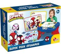 Bureau d'activités enfant Spidey Super desk, Edu games Lisciani, 2+ ans, 10 jeux éducatifs