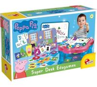 Bureau d'activités Peppa Pig Super Desk, 10 jeux éducatifs, LISCIANI GIOCHI, Table d'activités enfant
