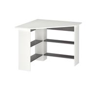 Vicco Bureau d'angle Arion, Blanc, 90x90cm