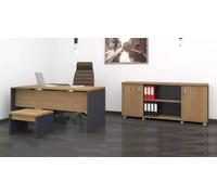 Bureau d'angle Armoire à dossiers Table basse Meubles de bureau Style moderne