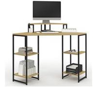 IDMarket - Bureau d'angle Detroit - Informatique, gain de place avec rangements