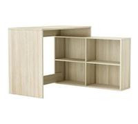 Demeyere Bureau d'angle Nagano contemporain décor chêne Shannon L 112 cm