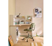 Bureau d'angle enfant avec rangements blanc TU