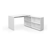 Vicco Bureau d'angle FlexPlus, Blanc, 137x60cm