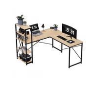 Bureau d'angle - MARK ADLER - Leader 5.9 - Design compact - Rangement intégré - Finition bois