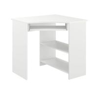 Vicco Bureau d'angle Odin, Blanc, 83x76cm