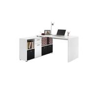 Bureau d'Angle Réversible "Oxela" 135cm Blanc