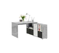 Bureau d'Angle Réversible "Oxela" 135cm Gris