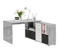 Bureau d'Angle Réversible Oxela 135cm Gris