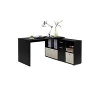 Bureau d'Angle Réversible Oxela 135cm Noir
