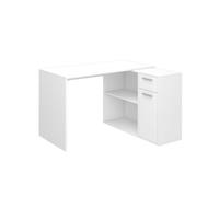 Vicco Bureau d'angle Robin, Blanc, 120x60cm