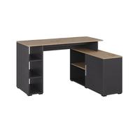 Vicco Bureau d'angle Rudy, Anthracite/Artisan, 135x110cm
