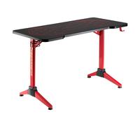 Bureau de Gaming RGB Led Noir grand 100kg max hauteur 760 mm, NanoRS RS163