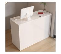 Bureau de réception avec tiroir verrouillable - Comptoir de vente élégant pour bureaux, magasins de détail, salons de beauté et halls - Design élégant et fonctionnel