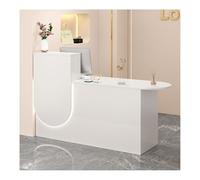 Bureau de réception L S pour économiser de l'espace - Facile à installer - Petit bureau - Gauche - 100 cm - Idéal pour un usage domestique et professionnel