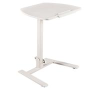 Bureau debout, support mobile réglable en hauteur avec plateau inclinable, poste de travail compact (650 x 480 mm) pour ordinateur, capacité de 15 kg, système de levage pneumatique pour bureau à domic