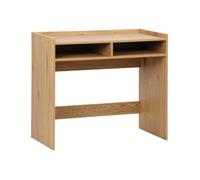 Bureau décor bois 2 casiers de rangement chêne - L 90 x P 45 x H 78 cm - Jules