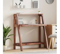 Bureau d'écriture - VIDAXL - rehausse 90 x 50 x 103 cm - Bois massif recyclé - Marron - Vintage
