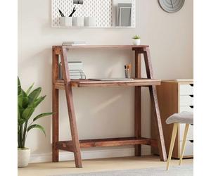 Bureau d'écriture - VIDAXL - rehausse 90 x 50 x 103 cm - Bois massif recyclé - Marron - Vintage