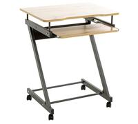 Bureau Design Admira 75cm Chêne & Anthracite