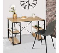 IDMarket Bureau double DETROIT design industriel Noir