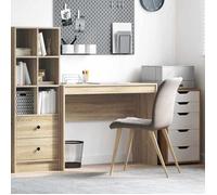 vidaXL Bureau Chêne Sonoma 100 x 40 x 76 cm, Bureau Compact, Style Moderne, Espace de Travail Ergonomique, Table d'écriture Pratique, Meuble Durable pour Petits espaces