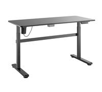 Bureau électrique Ergo Office, hauteur réglable, gris, hauteur max 118cm 50 kg