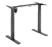 Bureau électrique Réglable en Hauteur, gris 123 cm Sans plateau Ergo Office