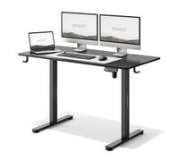 Bureau électrique - SENSE7 - NOJO - Réglable en hauteur - 120x60 cm - Noir