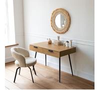 Bureau en bois 2 tiroirs louis