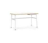 Bureau en bois blanc Journal
