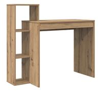 vidaXL Bureau Chêne Artisanal 100 x 40 x 90 cm Bois d'ingénierie, Bureau Moderne pour Salon, Pratique et élégant, Espace de Travail rectangulaire Compact