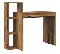 vidaXL Bureau Bois Ancien 100 x 40 x 90 cm Bois d'ingénierie, Bureau Moderne pour Salon, Pratique et élégant, Espace de Travail rectangulaire Compact