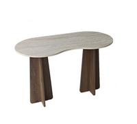 Bureau en bois ""Infini"" - 120 x 60 x 75 cm - Travertin