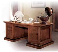 Bureau en bois massif marron Meubles de bureau classiques Table de bureau