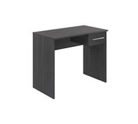 Bureau en panneau de particules melamines coloris gris - Longueur 50 x Profondeur 90 x Hauteur 73 cm --