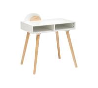 Atmosphera Bureau enfant Galip 2 cases en bois L87 cm Blanc