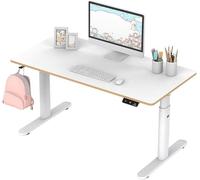 - Bureau enfant Pulsar, réglable en hauteur. - Bureau réglable en hauteur, dimensions : 120x60x55-81 cm. - Bureau informatique pour 2 moniteurs, idéal pour les chambres d'enfants et les chambres d'ado