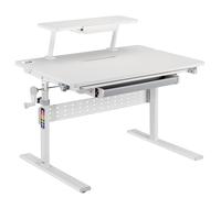 Ergo Office – Bureau ergonomique ER-483 – Hauteur réglable incl. 40° tablette support livre 40 kg