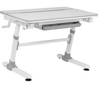 Bureau ergonomique pour enfants avec réglage de la hauteur et de l'inclinaison Table d'école pour enfants jusqu'à 100kg Tiroir Crochets pour sacs