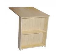 Bureau escamotable PORTO / Vernis Naturel