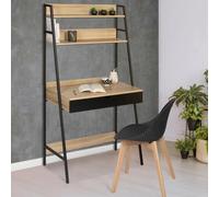 Bureau Étagère Detroit Design Industriel Multicolore