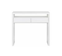 Bureau Extensible 1 Tiroir "Azort" 100cm Blanc